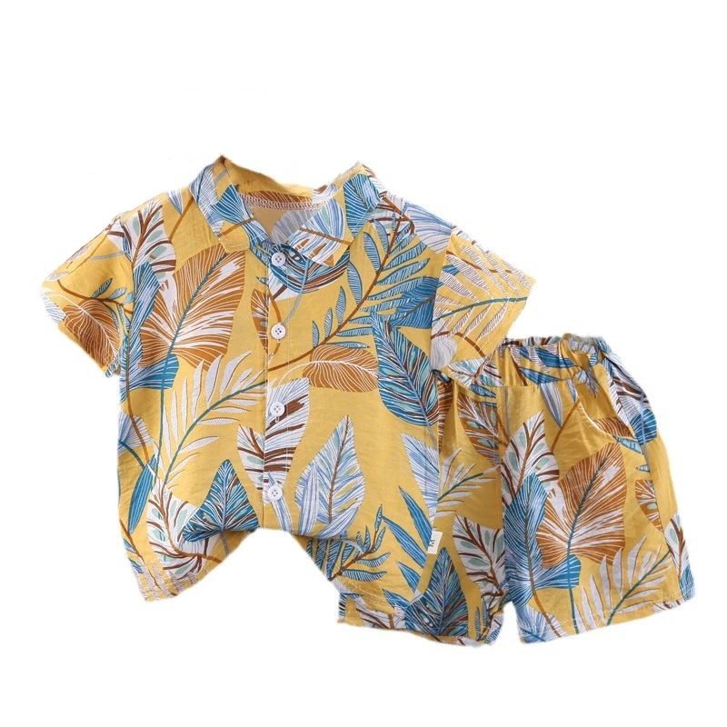 Conjunto deportivo de verano para niño – Camiseta y shorts de algodón - imagen 2