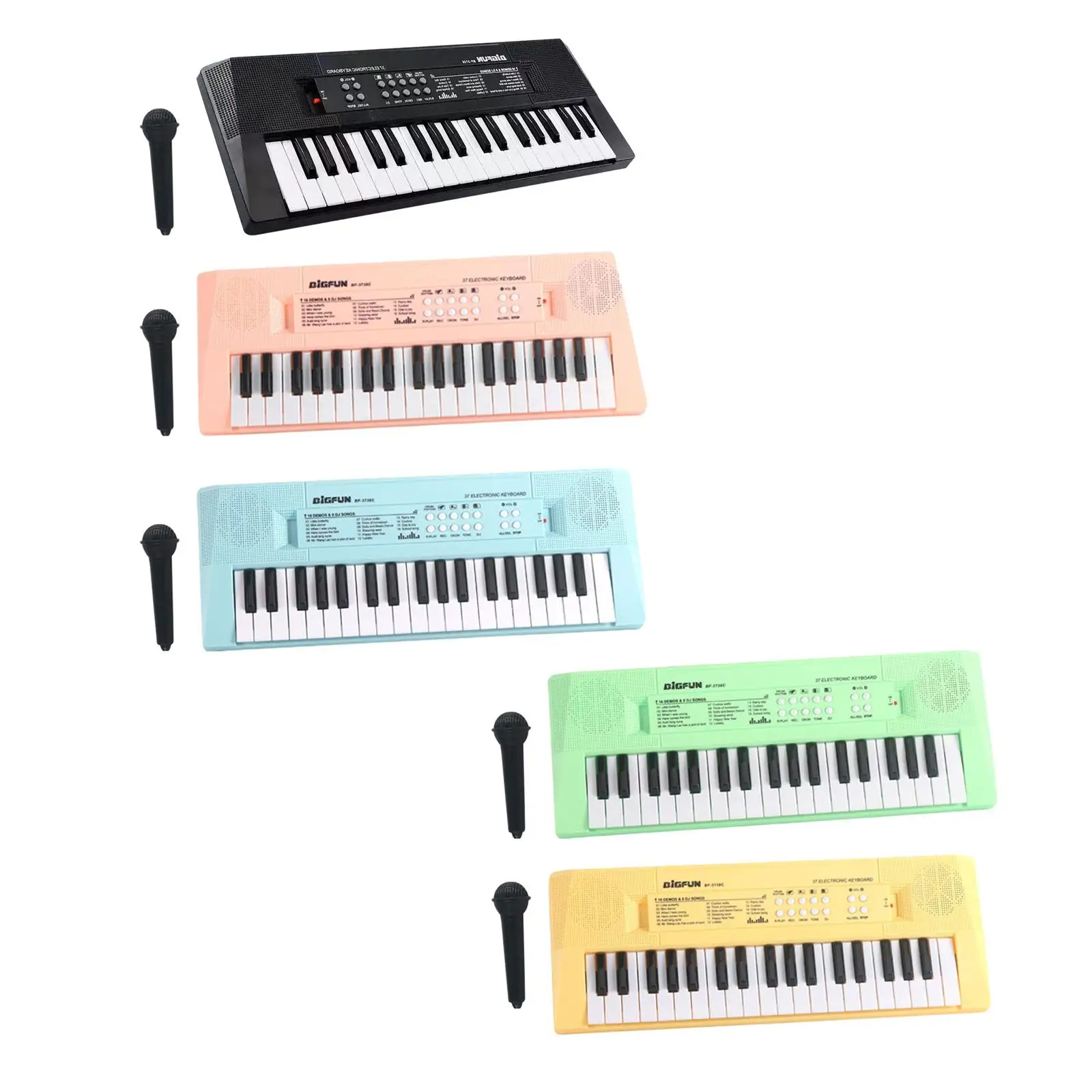 Teclado de piano infantil con altavoz integrado educativo - imagen 4