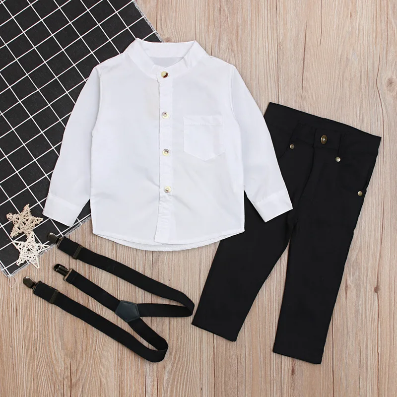 Conjunto niño manga larga primavera – Estilo coreano - imagen 2