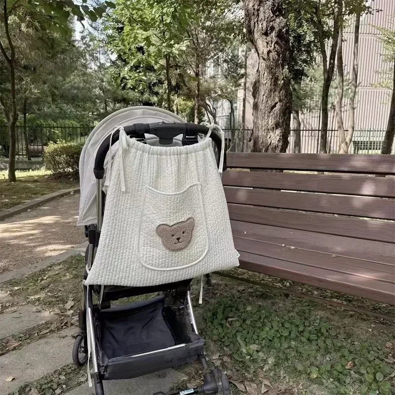 Bolsa colgante organizadora para cochecito – Pañales y juguetes - imagen 4