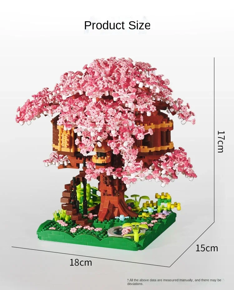 Juguete Montessori para niños: casa de flores y tren luminoso - imagen 4