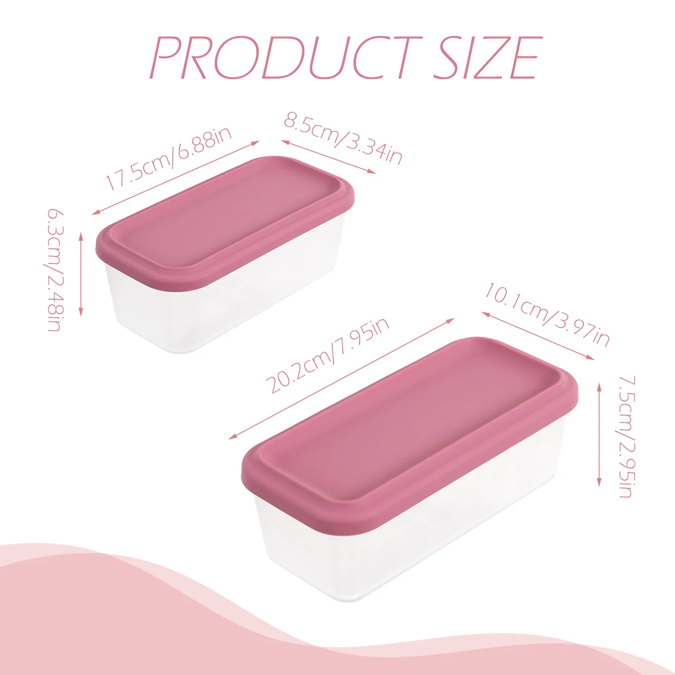 Recipientes de silicona para comida infantil tipo bento rectangular - imagen 2