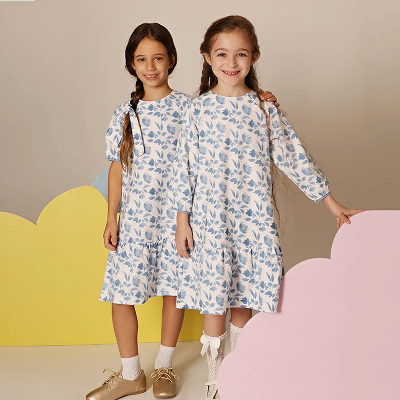 Conjunto infantil azul elegante para verano – Camisa de vestir y pants - imagen 2