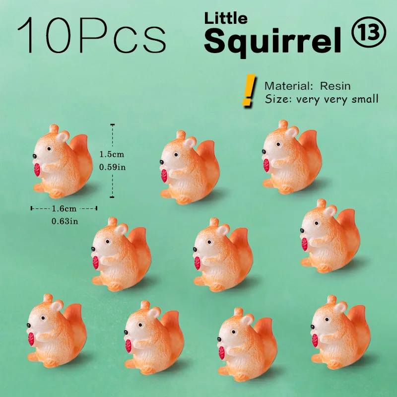 Figuras miniatura de animales para jardín – Decoración infantil