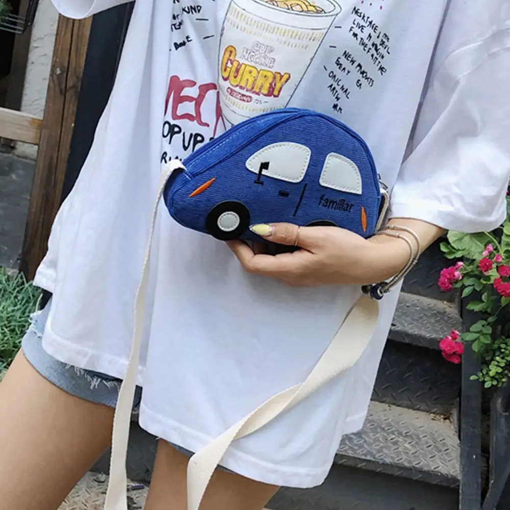 Bolso cruzado infantil con diseño de coche dibujos animados - imagen 5