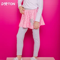 DXTON Mallas de unicornio con falda y lentejuelas para niña