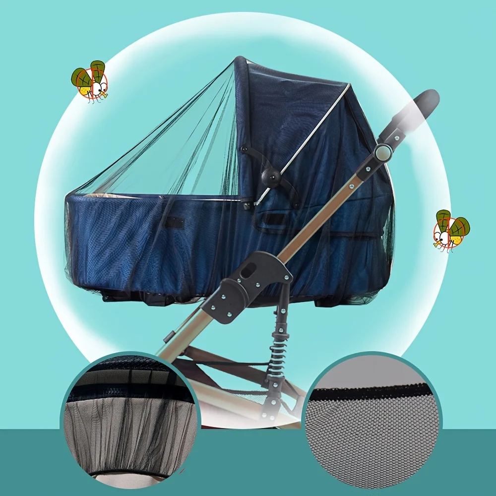 Mosquitera transpirable para cochecito anti-insectos y polvo - imagen 3