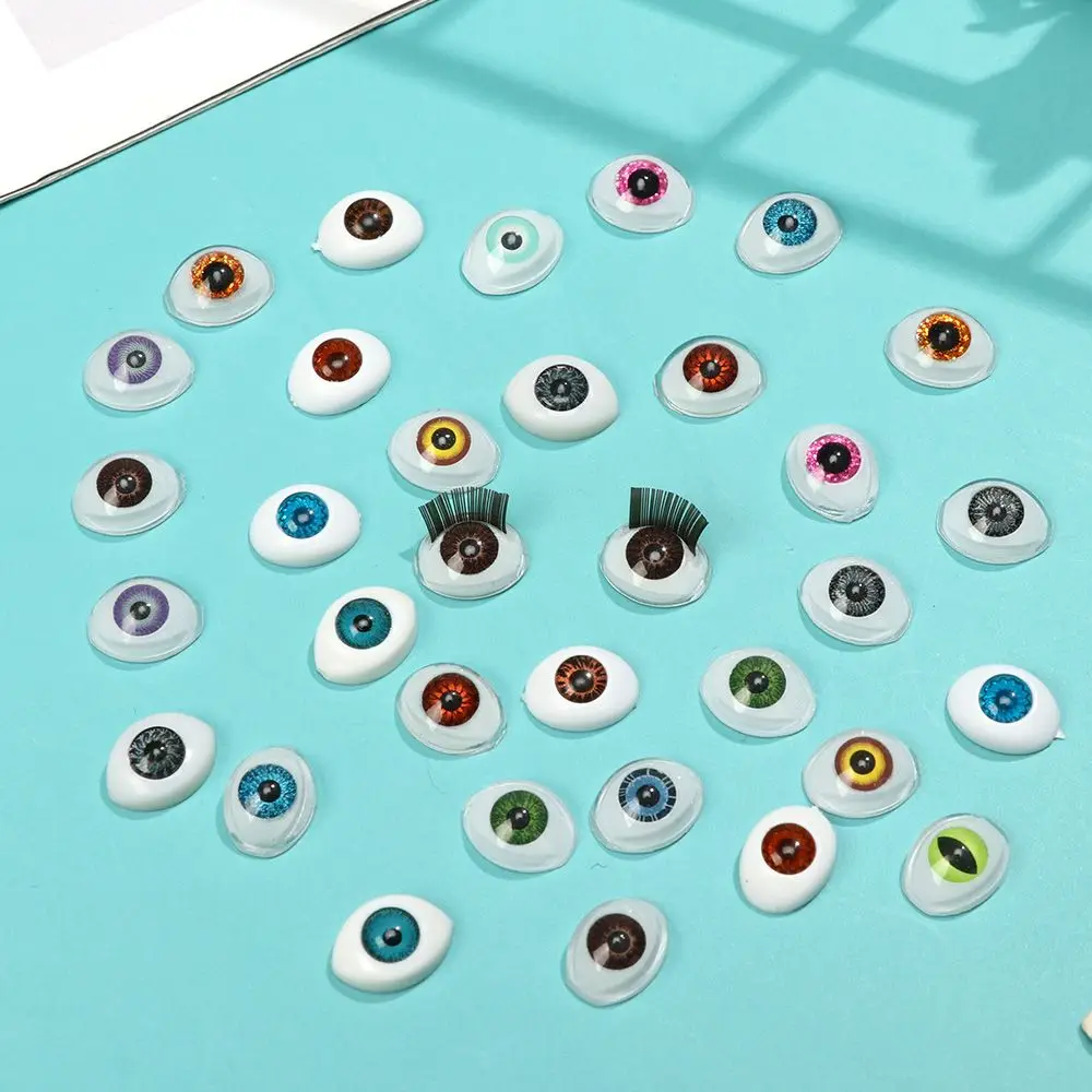 Ojos de muñeca Reborn ovalados – Acrílico realista - imagen 5
