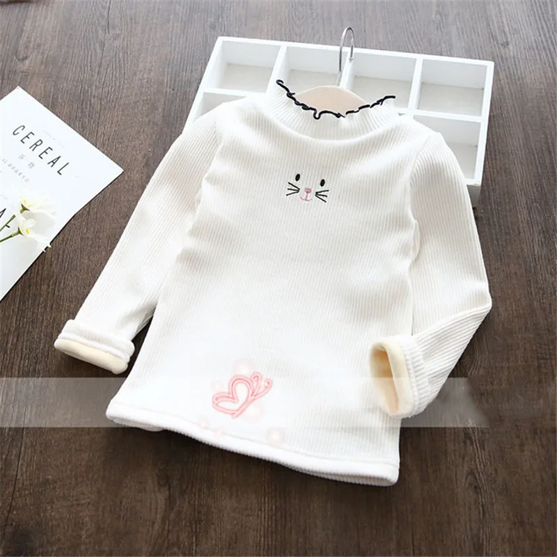 Suéter terciopelo grueso cálido para invierno en niños y niñas