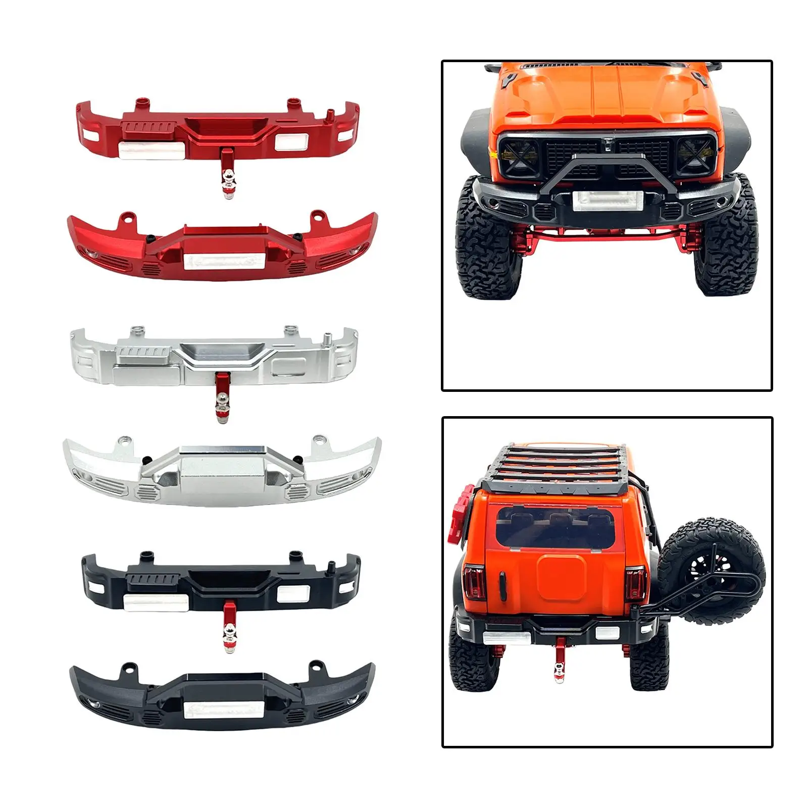 Parachoques de aluminio para RC 1/12 – Protectores resistentes - imagen 4