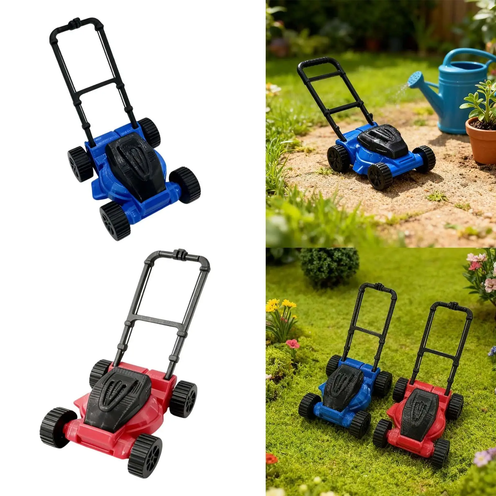 Figura cortacésped realista para casa de muñecas – Mini adorno paisaje