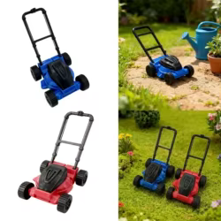 Figura cortacésped realista para casa de muñecas – Mini adorno paisaje