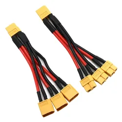 Conector paralelo XT60 para batería RC – Cable extensión 10 cm 14 AWG