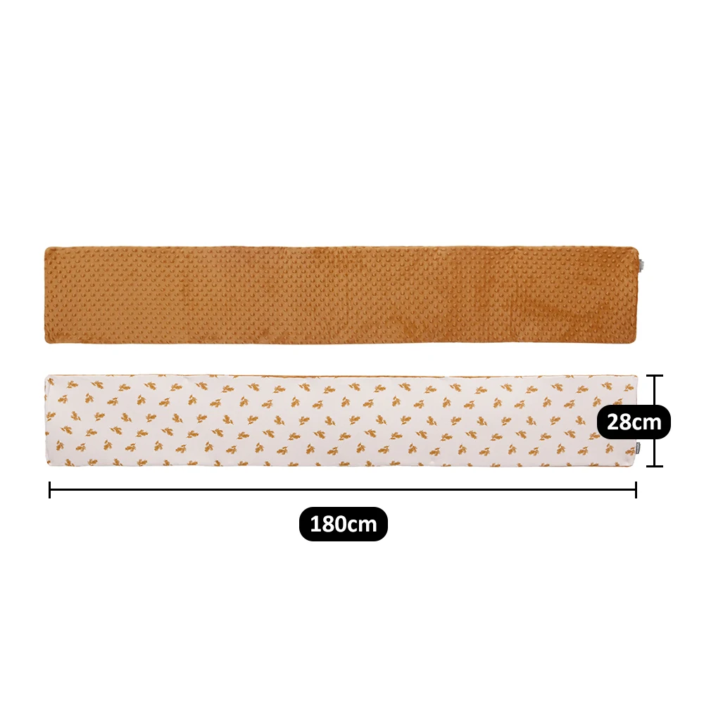 Protector de cuna acolchado anticolisión – Algodón y terciopelo lavable - imagen 4