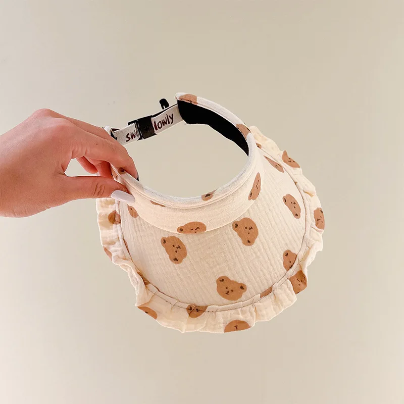 Sombrero infantil ajustable con estampado de oso para niños - imagen 5