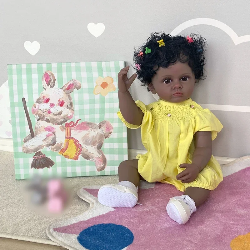 Muñeca reborn de vinilo Tutti NPK, piel 3D realista - imagen 4