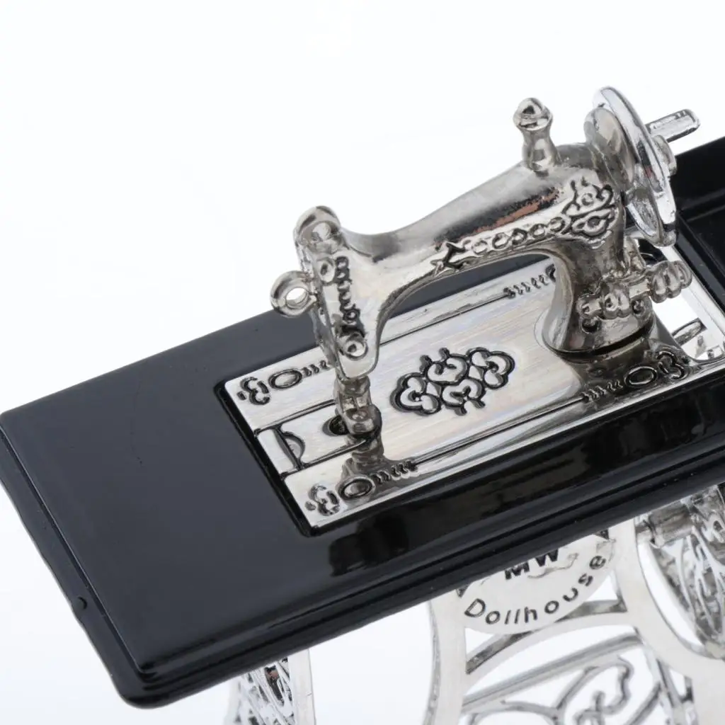 Mini máquina de coser juguete para casa de muñecas - imagen 5