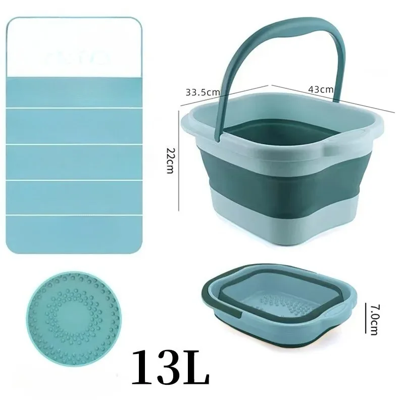 Bañera para pies portátil plegable de masajes en casa - imagen 5