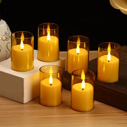 Vela LED sin llama para habitación infantil – Luz cálida decorativa sin fuego