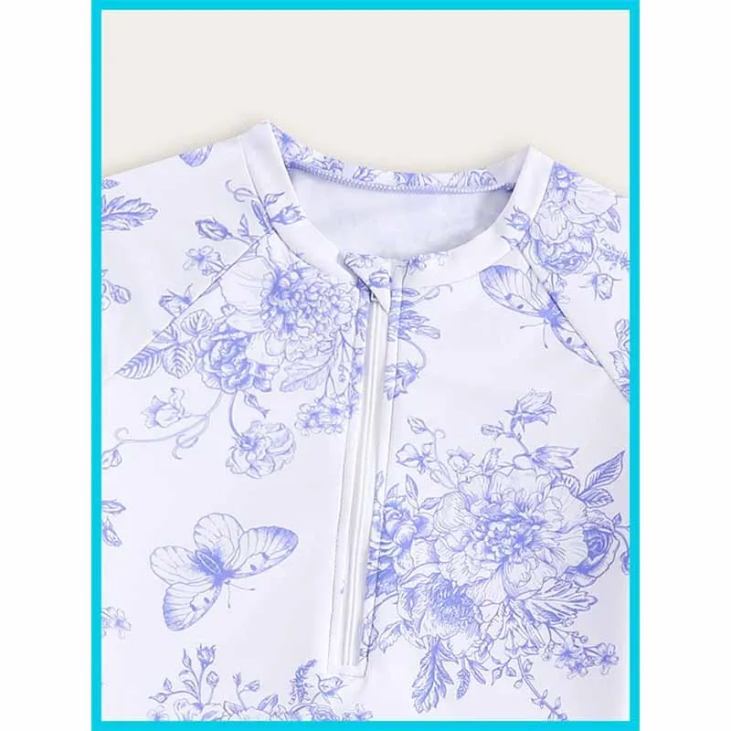 Conjunto de baño mariposa niña niño protección solar ligero - imagen 3