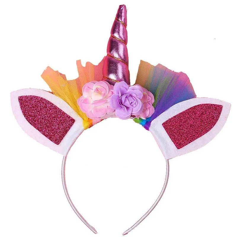 Diadema unicornio y disfraz de princesa fiesta cumpleaños - imagen 3