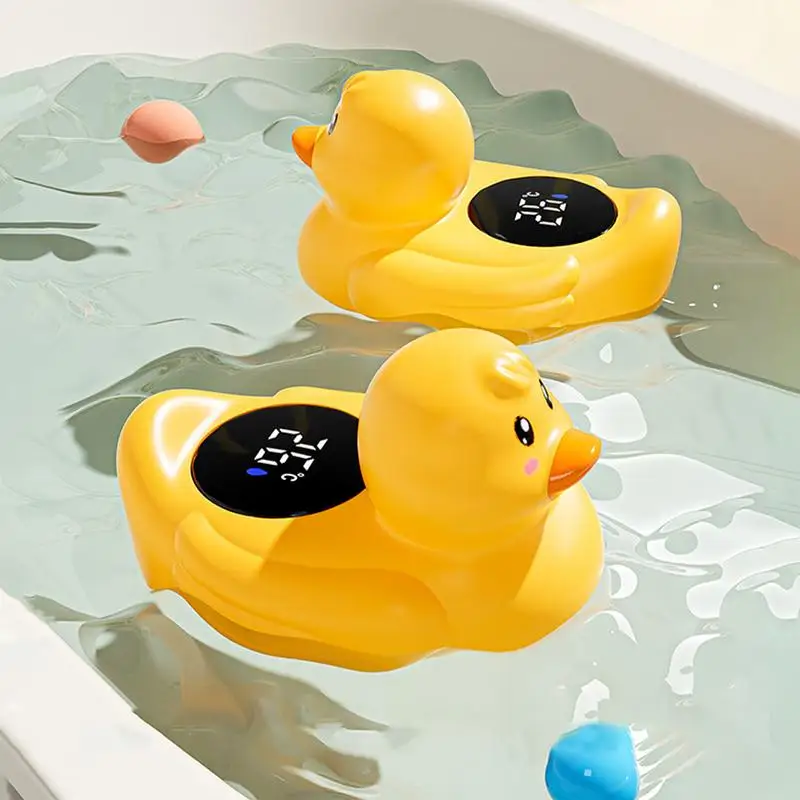 Termómetro de baño digital flotante pato para bebé, impermeable - imagen 3