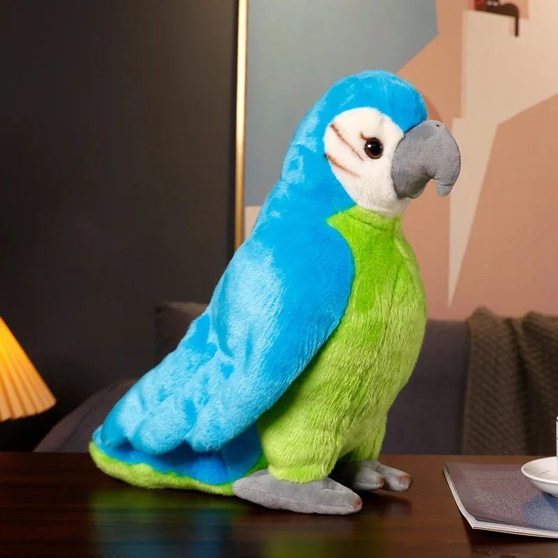 Peluche de loro realista para niños, guacamayo tierno - imagen 2