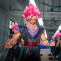 Figura de Goku Super Saiyan Rose coleccionable para escritorio