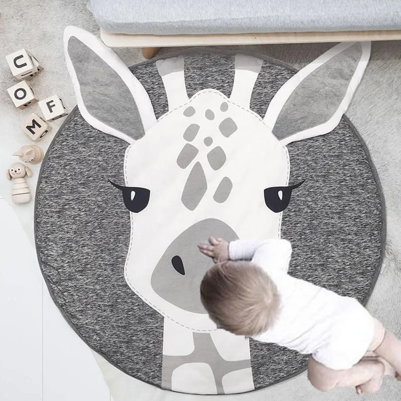 Alfombra infantil de algodón suave – Perfecta para gatear y jugar - imagen 3