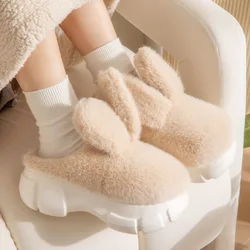 Zapatillas mullidas de interior mujer con suela gruesa y cálida