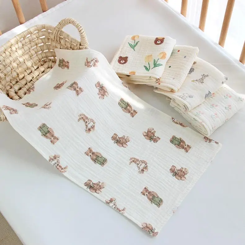 Toalla con estampado de corazón