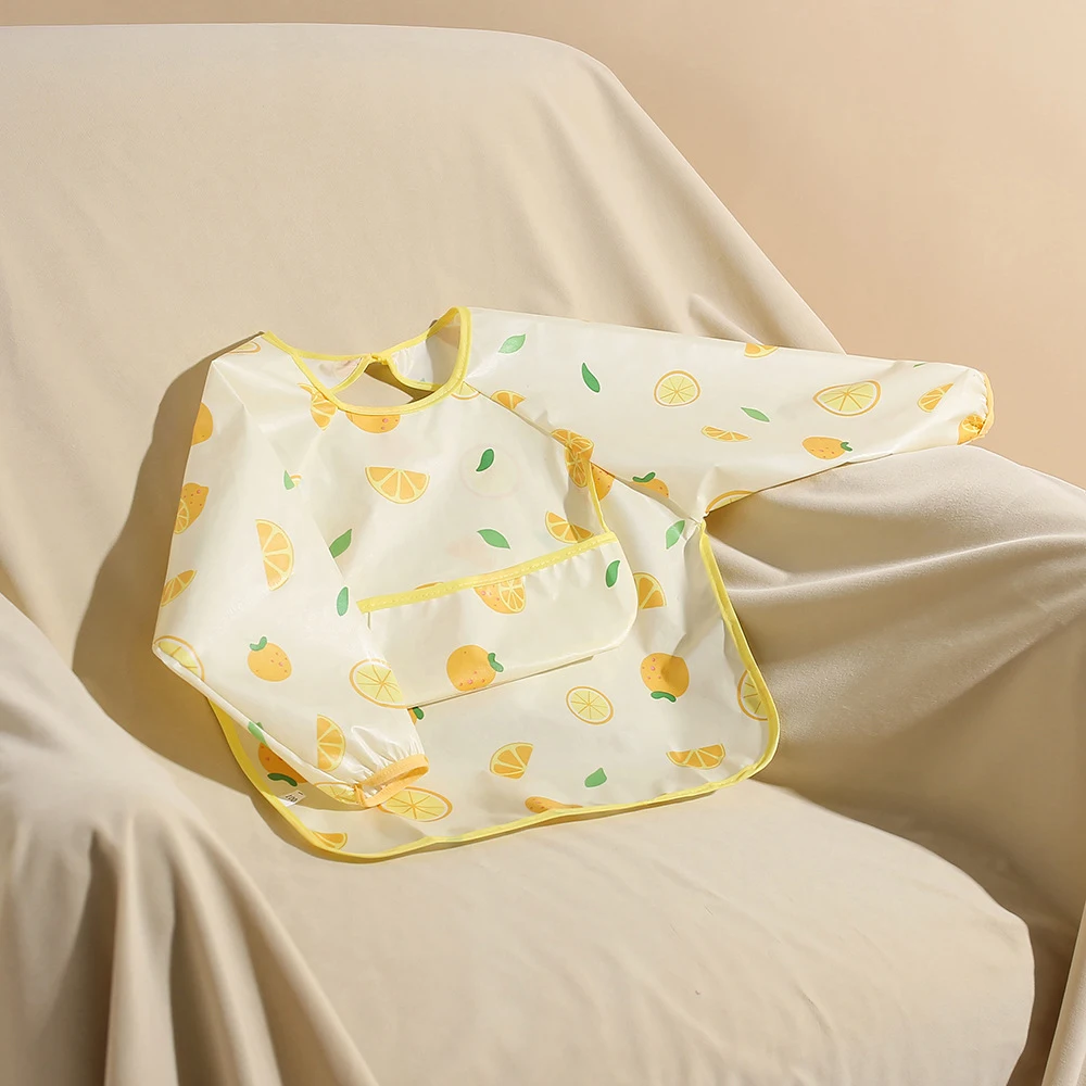 Babero impermeable para bebé – Estampado colorido, suave y antimanchas - imagen 3