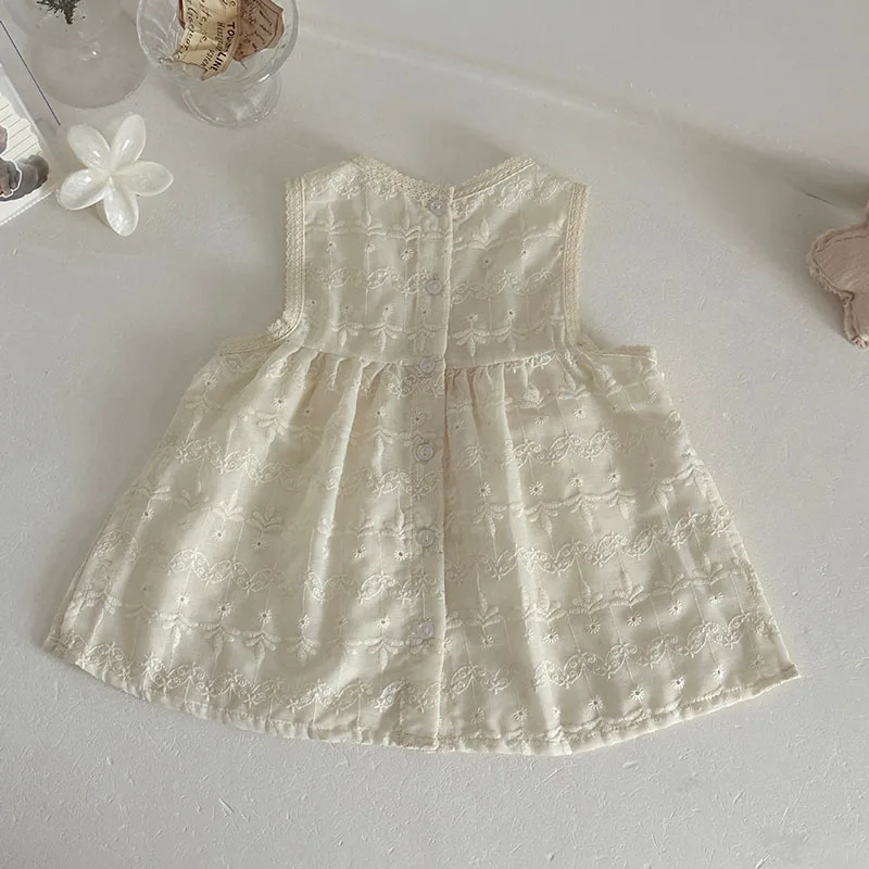 Camiseta interior de verano MILANCEL para niña con flores dulces