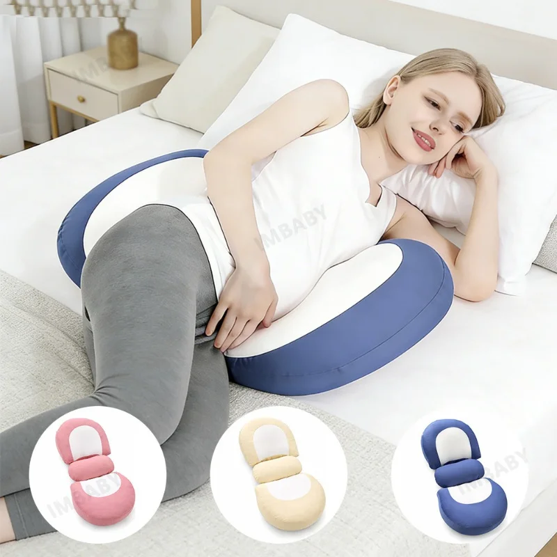 Almohada para embarazo ergonómica viscoelástica con funda lavable - imagen 5