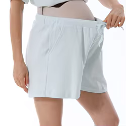 Pijama de lactancia waffle con cremallera lateral y cuello V