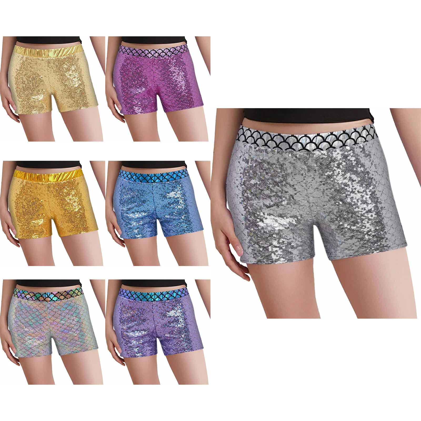 Detalle de la cintura elástica de los pantalones cortos