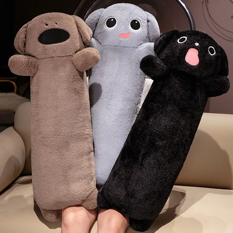 Almohada peluche de perro largo suave para siestas infantiles - imagen 4
