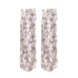 Calcetines de verano para niña con encaje y flores – Diseño delicado