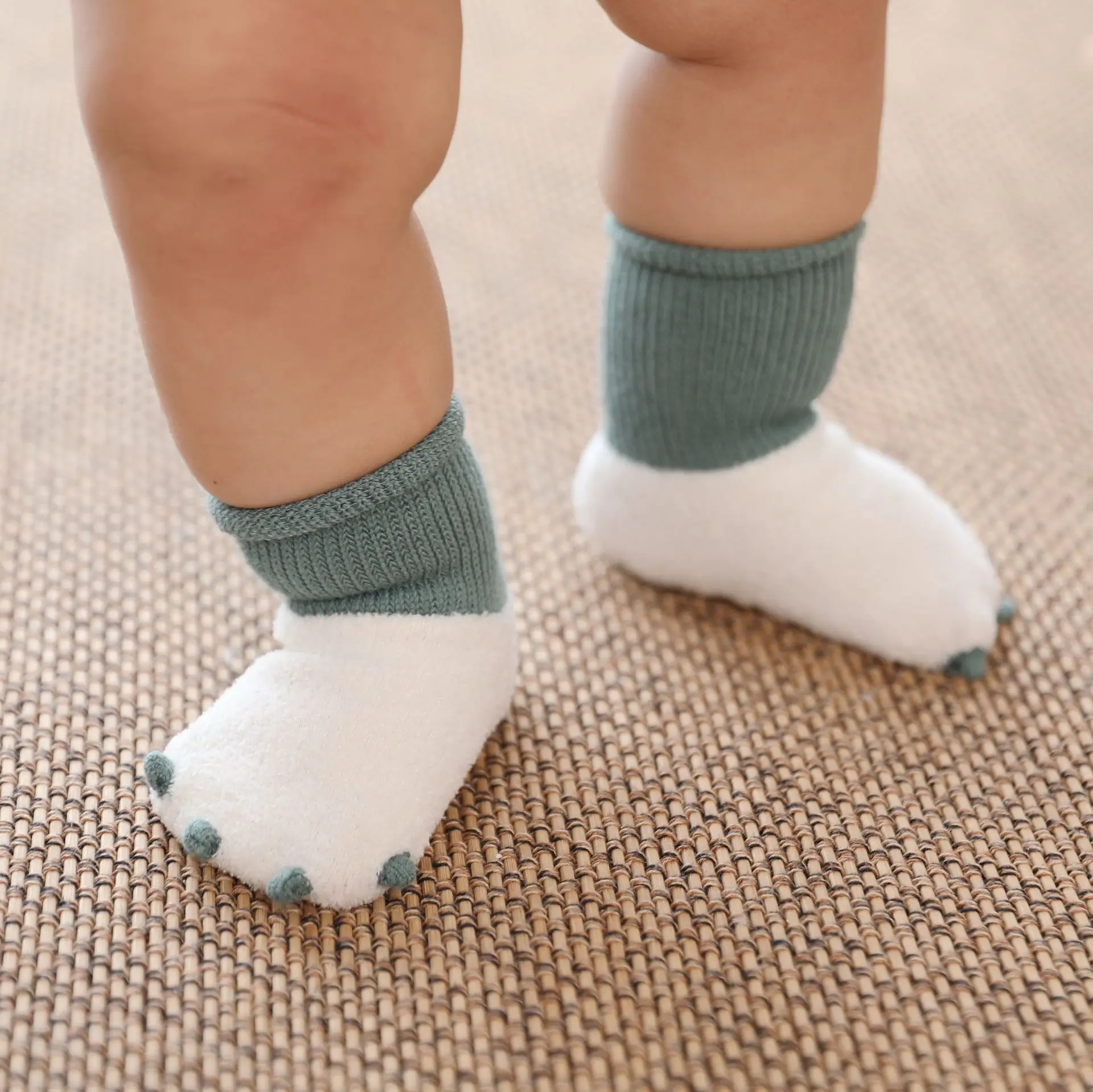 Calcetines de lana cálidos para recién nacidos – antideslizantes - imagen 5