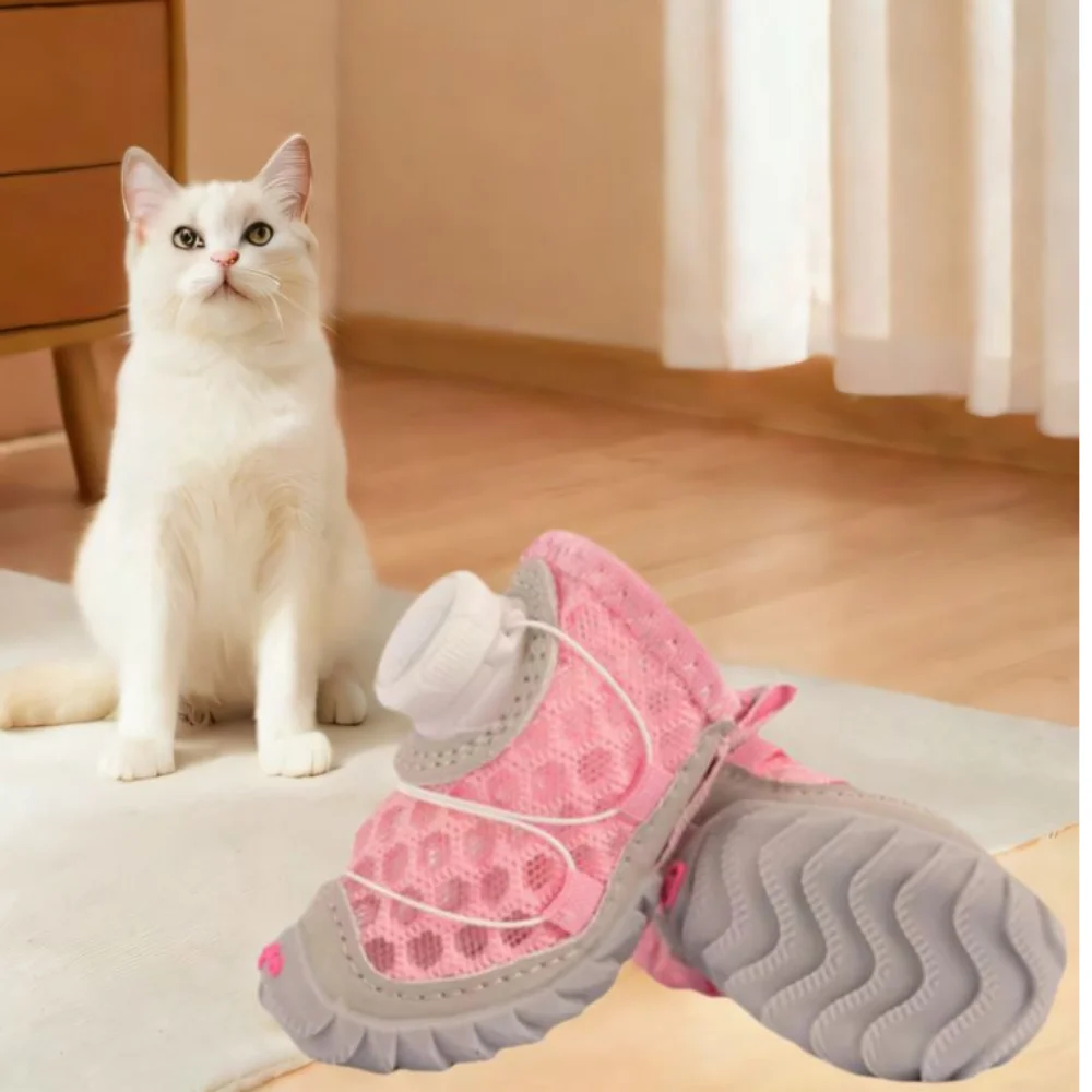 Zapatillas para perros transpirables reflectantes antideslizantes - imagen 3