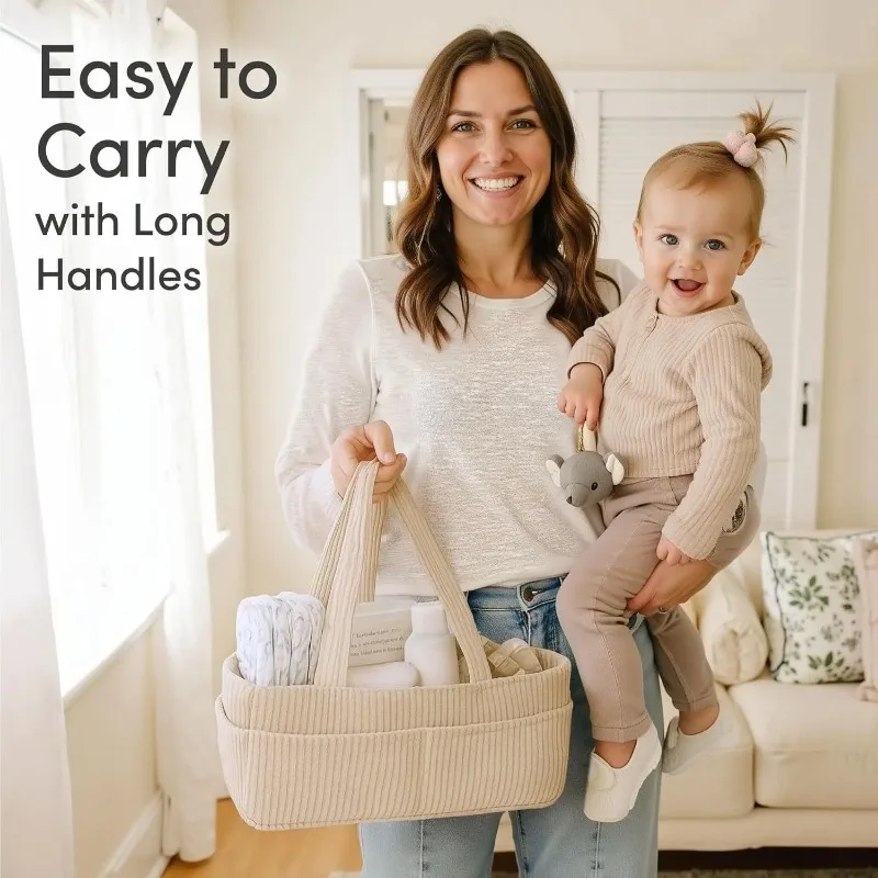 Bolsa de pañales para carrito de bebé: organizador guardería - imagen 2