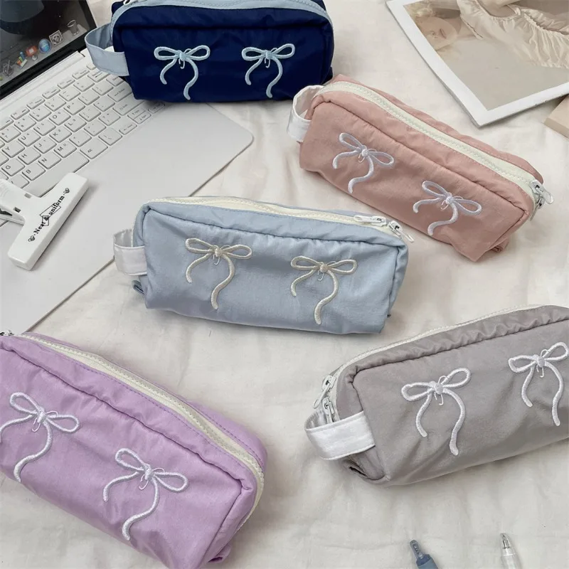 Estuche escolar grande con cremallera para niñas – Útil y resistente - imagen 4