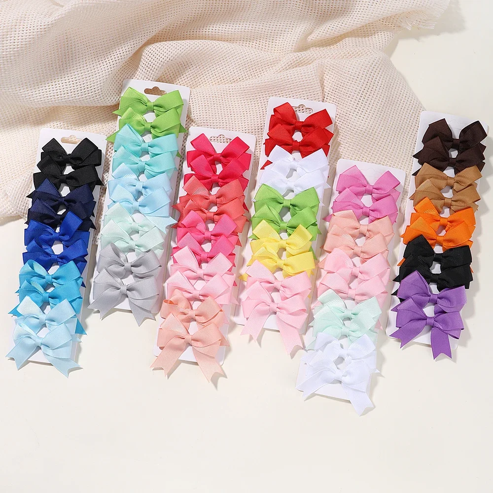 Lazos de nailon suaves para cabello infantil niña