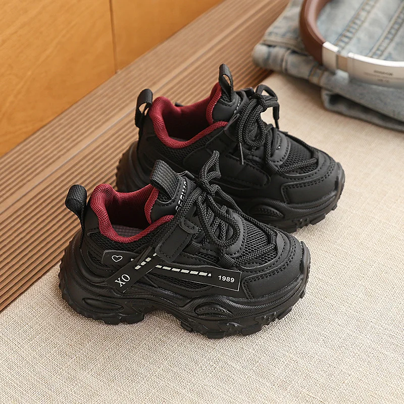 Zapatillas deportivas de malla para niña antideslizantes de diario