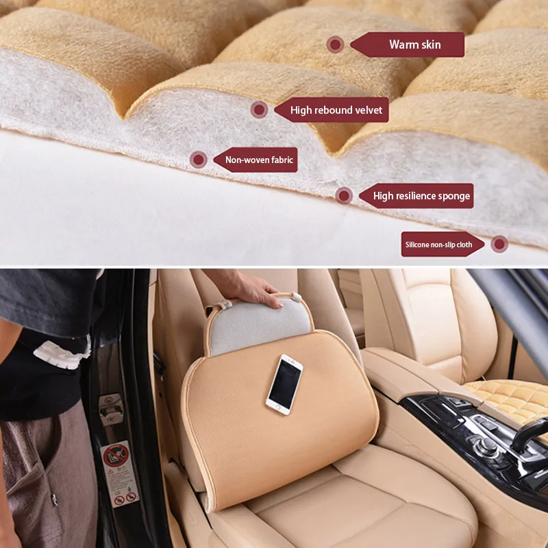 Cojín protector respaldo asiento coche bebé suave antiarañazos - imagen 4