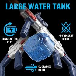 Pistola de agua eléctrica SCAR: disparo continuo automático