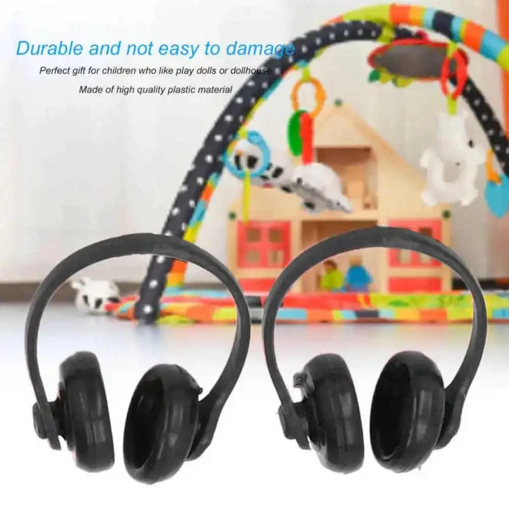 Auriculares miniatura para casa de muñecas - Detalles realistas