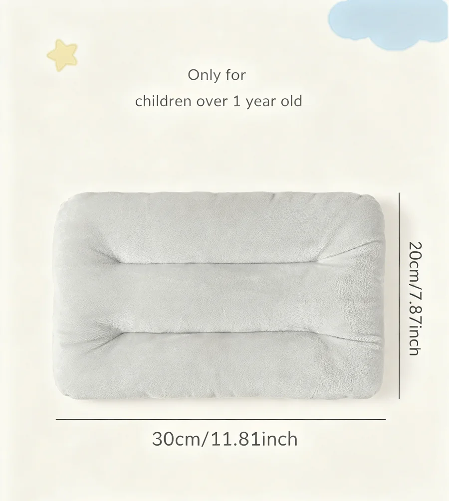 Almohada rectangular sólida para bebé, firme y cómoda - imagen 3
