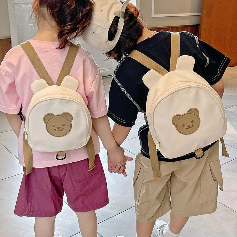 Mochila infantil con arnés de seguridad y estampado de animales - imagen 3
