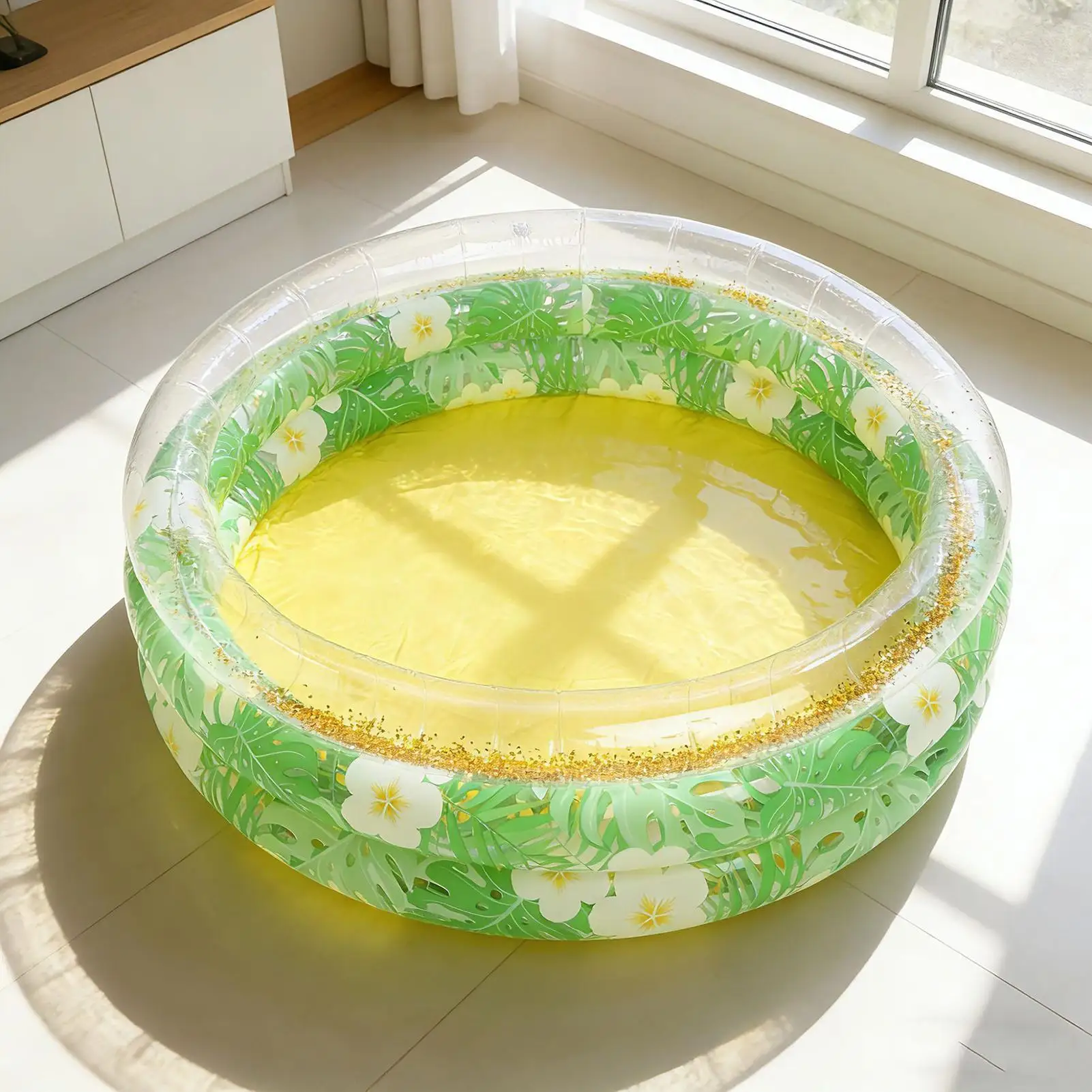 Piscina infantil redonda inflable de PVC para jardín y patio trasero - imagen 4